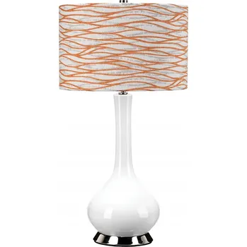 Lampička Stolní lampa Elstead Milo bílá, oranžová 60 W