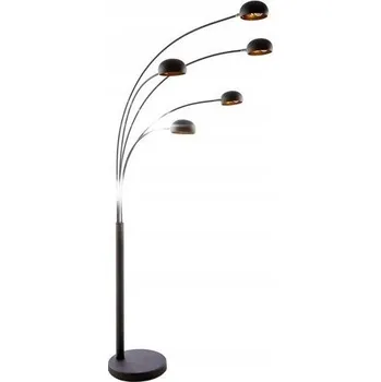 Stojací lampa BRANCA stojací lampa 5x40W E14 černá/zlatá TS-5805-BKGO