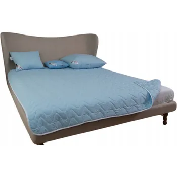 přikrývka PŘIKRÝVKA LETNÍ MODRÁ LEHKÁ 140x200 ANTIALERGICKÁ a PRUŽNÁ, VÝROBEK PL