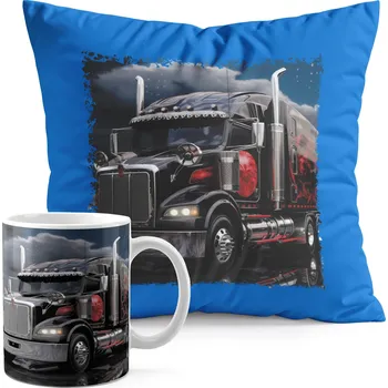 SADA HRNEK + POLŠTÁŘ MODRÁ - TIR NÁKLADNÍ AUTO DOPRAVA SPEDICE