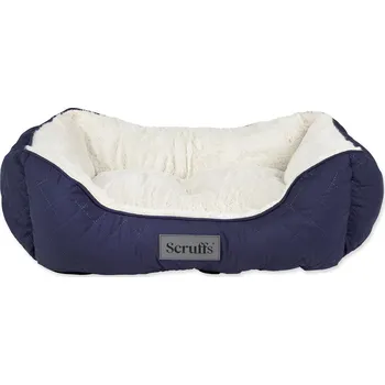 Pelíšek pro psa Pelech Scruffs Wilton Box Bed modrý M 60x50cm