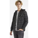 Celio Svrchní košile Valines s kapucí - Pánské Celio černá 1790392