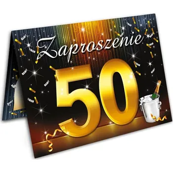Pozvánka Pozvánky s obálkou na 50. NAROZENINY 10 ks