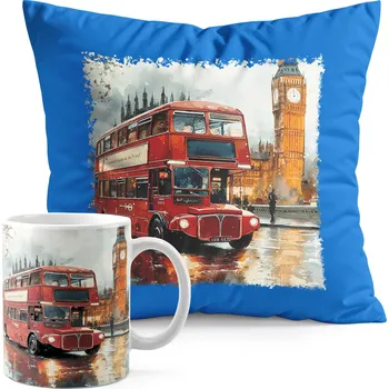 SADA HRNEK + POLŠTÁŘ MODRÁ – ANGLIE BIG BEN VELKÁ BRITÁNIE