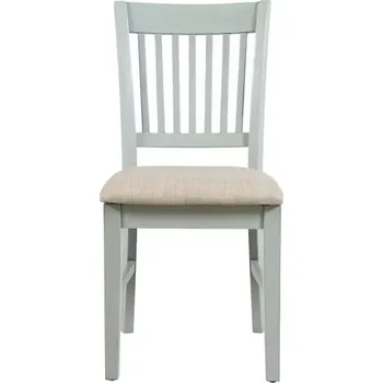 Jídelní židle Jídelní židle Avola z masivu šedá mátová/krémová