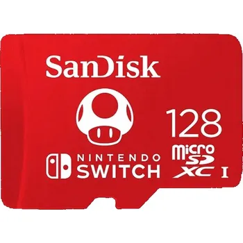 Paměťová karta SanDisk Ultra microSDXC 128GB pro Nintendo Switch 100/90 MB/s A1 UHS-I