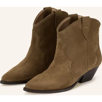 Dámské lodičky Isabel Marant Dámské Cowboy Boots Dewina, hnědá, 40