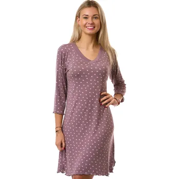 Dámská noční košile Dámská noční košile jemná 1D1725 fialová s