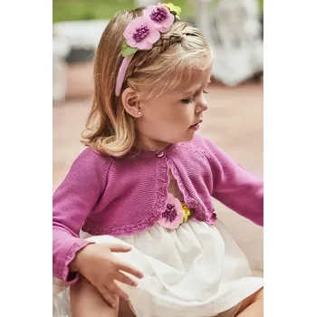 Dívčí oblečení Dětský svetr Mayoral růžová barva, lehký, 306 306.4A.Baby.PPYA 43X, vel. 104