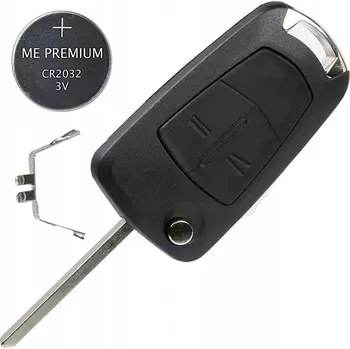 Autoklíč Náhradní obal klíče 3-tlačítkový, OPEL (HU100) + Baterie