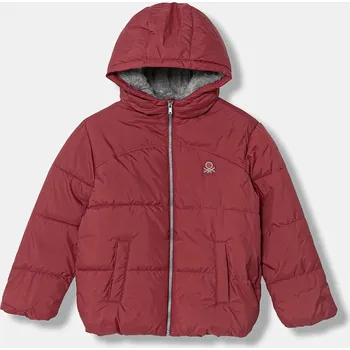 Dětská bunda United Colors of Benetton 2WU0CN05I.G.Season.9BYA červená 92X, vel. 130