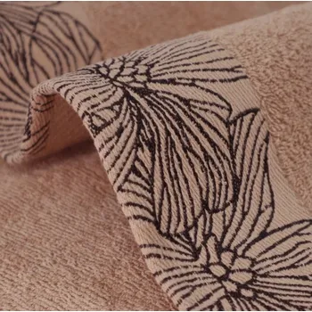 Ručník FROTÉ OSUŠKA VALENCE 70x140cm - OŘÍŠKOVÁ