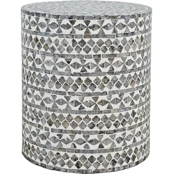 Konferenční stolek Odkládací stolek Avola 40 cm šedý II