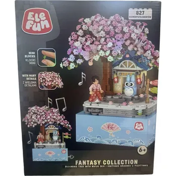 ostatní stavebnice Stavebnice ELE FUN kvetoucí strom s hrací skříňkou, 919 dílků, NOVÉ