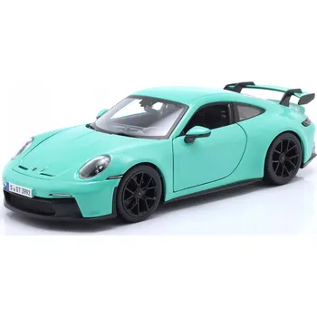 autíčko BBURAGO PORSCHE 911 (992) GT3 ZELENÁ 1:24 NOVÝ KOVOVÝ MODEL 21104