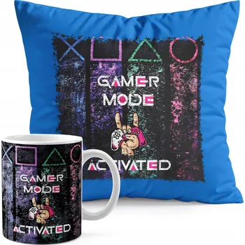 SADA HRNEK + POLŠTÁŘ MODRÝ - PRO HRÁČE GAMEPAD HRANÍ HER