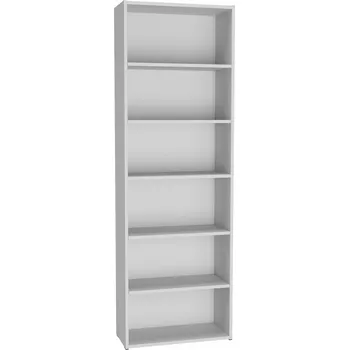 Knihovna REGÁL NA KNIHY KANCELÁŘSKÝ BÍLÝ MATNÝ 60cm LOFT Meble-Craft