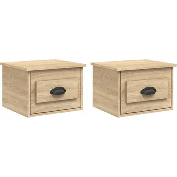 Noční stolek Závěsné noční stolky dub sonoma 41,5 x 36 x 28 cm, 2 ks