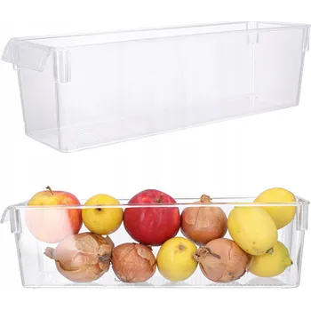 Dóza na potraviny Organizér do lednice, kuchyňská nádoba pro skladování, 36x10,5 cm