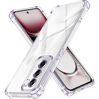 Pouzdro na mobilní telefon Techsuit Nárazuvzdorný Průhledný silikon Oppo Reno12 Pro Clear