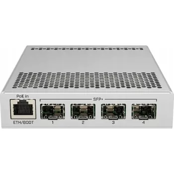 Switch Síťový Switch MikroTik CRS305-1G-4S+IN s Gigabit Ethernet portem a 4x SFP+ porty