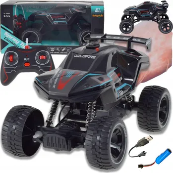 RC model auta RC auto 1:14 terénní LED efekt výfuku, antivibrační systém, akumulátor