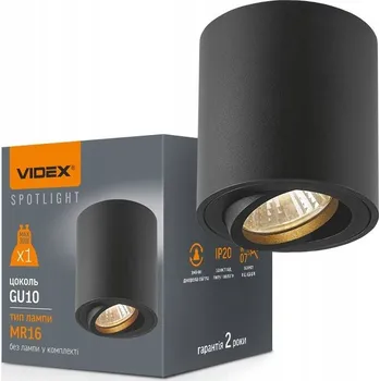 Bodové svítidlo Bodové kulatý svítidlo Videx černé