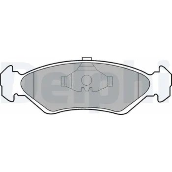 Brzdová destička Sada brzdových destiček, kotoučová brzda DELPHI LP591