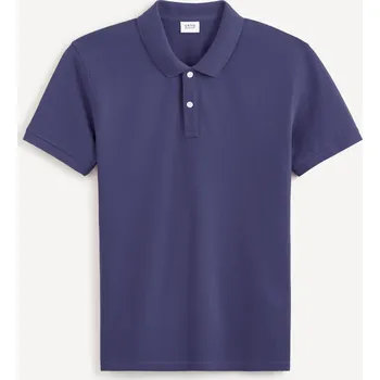 Pánské oblečení Celio Polo tričko Teone piké - Pánské Celio modrá 1923431