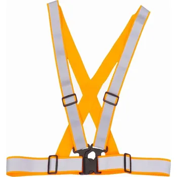 Reflexní oranžová vesta AMIO-03939 / Bezpečnostní vesta