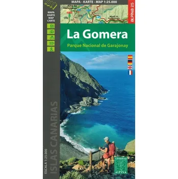 La Gomera. 1:25`000: Parque Nacional de Garajonay 1:25000 Kolektiv autorů