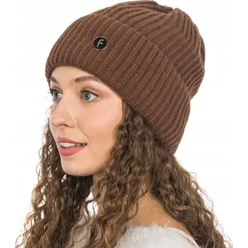 Čepice Gold Čepice čepice beanie hnědá, univerzální velikost
