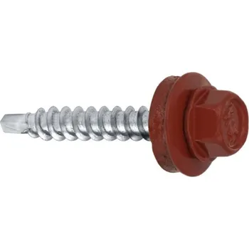 Vrut FARMÁŘSKÉ VRUTY MagKrak do dřeva 4,8x80mm RAL 3009 100 ks