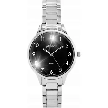 Hodinky DÁMSKÉ HODINKY ALBATROSS Mirage ABBC02 (za538d) stříbrné/černé II