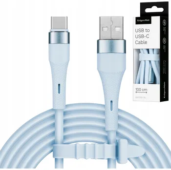 Datový kabel Kabel Kruger&Matz USB – USB typ C 1 m modrý