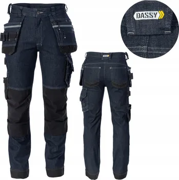 Pracovní džíny BOZP Elastické Pánské Dassy Melbourne stretch 54