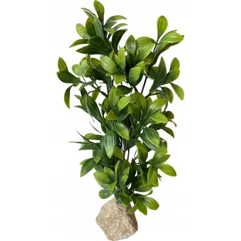 umělá květina UMĚLÁ ROSTLINA DO AKVÁRIA PŘIROZENÝ VZHLED VELKÁ ROSTLINA XXL výška 35 cm