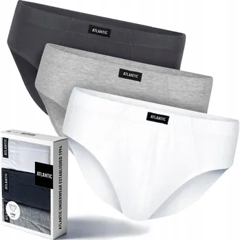 Pánské spodní prádlo SLIPY ATLANTIC PÁNSKÉ SLIPY 3BMP006 CLASS 3PAK M