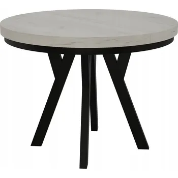 Jídelní stůl KULATÝ STŮL KOV LOFT OBÝVACÍ POKOJ KUCHYNĚ POKOJ 110cm+2x50cm