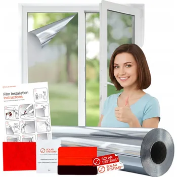 Zrcadlo Benátská zrcadlo Fólie připravená k použití 100 x 50 cm