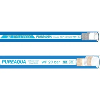 Zahradní hadice TRELLEBORG 50/62 AQUATEC PUREAQUA FDA 20/SPL - hadice (1Ks= 20 m) pro pitnou vodu (-20°/+100°C)