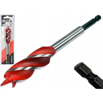 Vrták VRTÁK DO DŘEVA ČTYŘBŘITÉ 22MM HEX