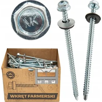 Vrut FARMÁŘSKÉ VRUTY MagKrak do dřeva 4,8x70mm POZINK 100 ks