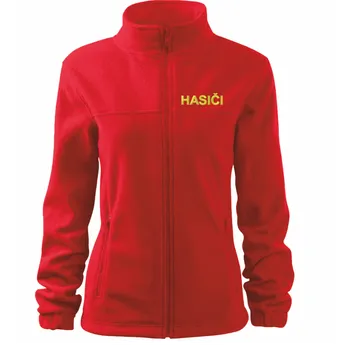 Dámská mikina ON-DESIGN Dámská mikina s výšivkou Hasiči Velikost: XL, Umístění potisku: levé prso, Barva: červená