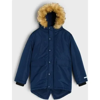 Chlapecká bunda Sinsay - Bunda s kapucí - námořnická modrá - 438FC-59X - 438FC-59X-104