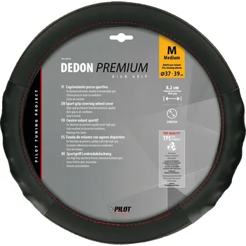 Autopotah OBAL NA VOLANT DEDON 37-39 CM MĚKKÁ EKO KŮŽE