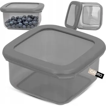 Dóza na potraviny Nádoba na potraviny plastová s víkem na sypké produkty a svačiny, 400 ml