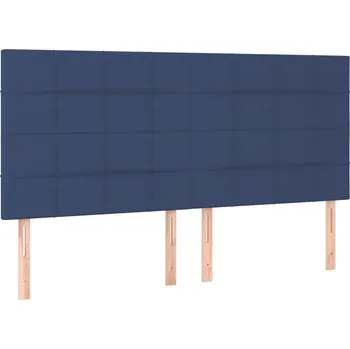 VidaXL Čela postele, 4 ks, modrá,