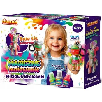 kreativní sada DUMEL MAGICKÉ MALOVÁNÍ MEDVÍDKOVÉ PŘÍVĚSKY SADA NA MALOVÁNÍ