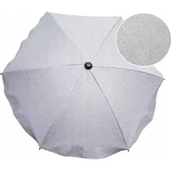 Stínicí technika Slunečník na kočárek Bomix 64 cm stříbrný
